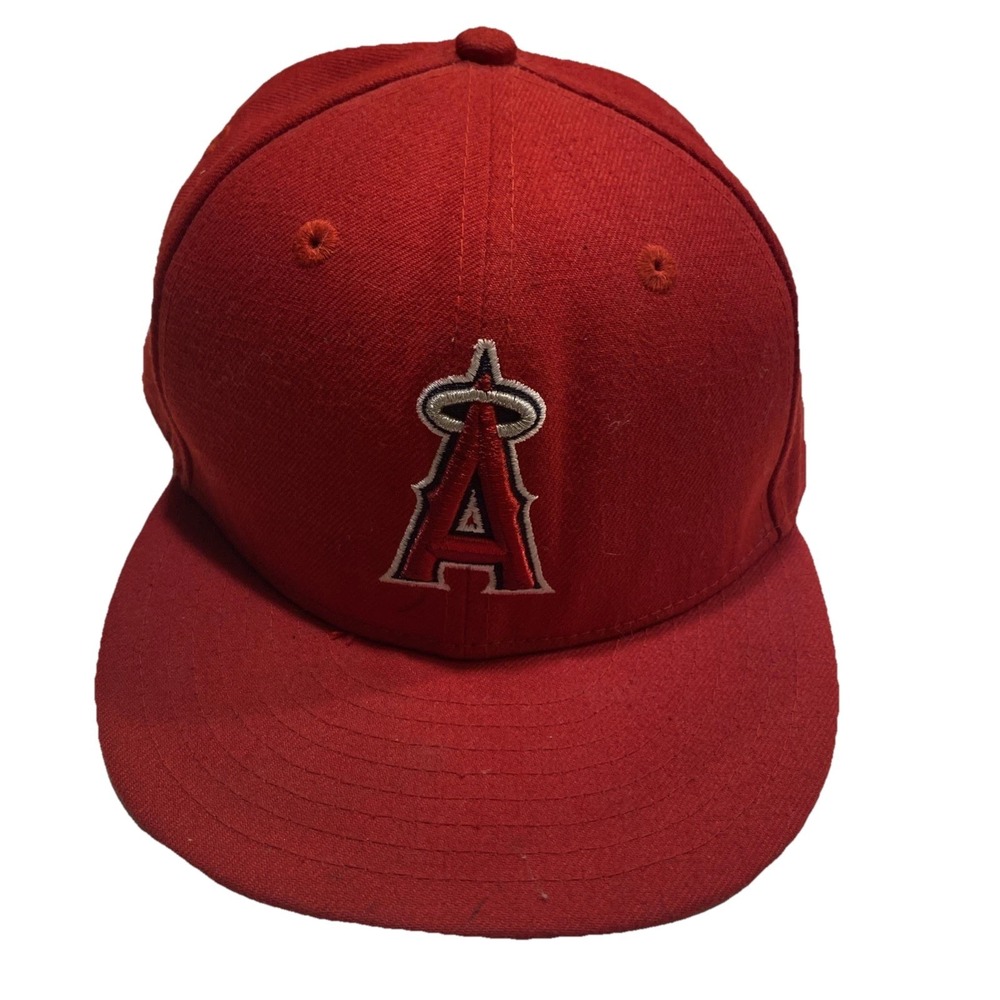 Anaheim Angels Mike Trout 27 Signature New Era 6 3/4 MBA Official On-field Cap